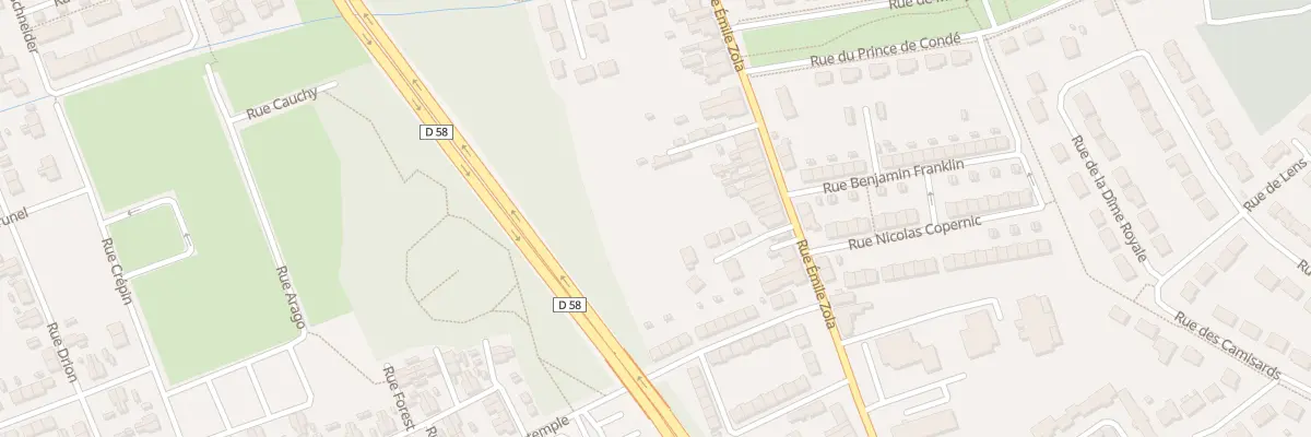 Plan du 262 Rue Emile Zola à Liévin