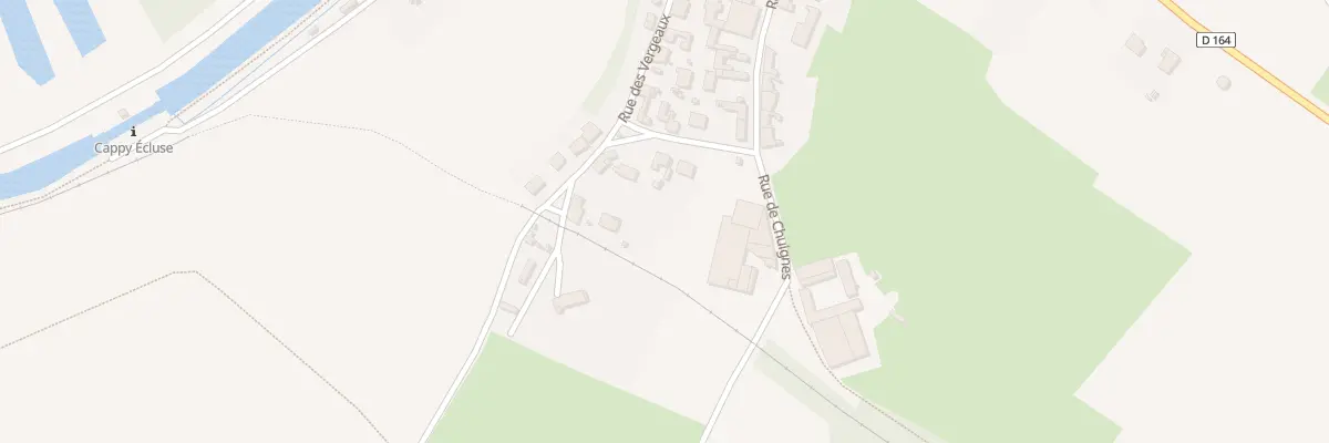 Plan du 8 Rue de la Chapelle à Cappy