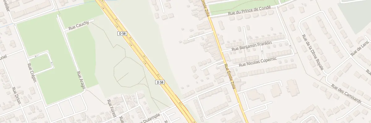 Plan du 260 Rue Emile Zola à Liévin
