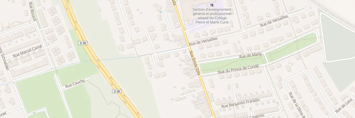 Plan du 294 Rue Emile Zola à Liévin