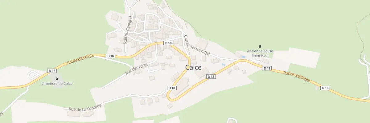 Plan du 7 Rte d’Estagel à Calce
