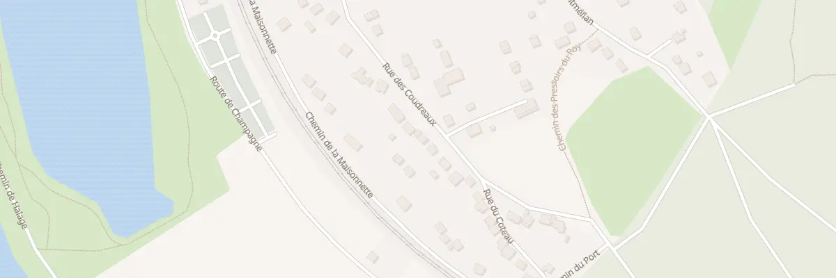 Plan du 23B Rue des Coudreaux à Samoreau