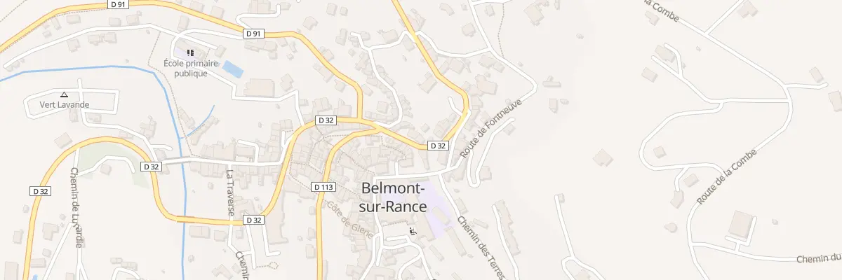 Plan du 5131 Belmont sur Rance à Belmont-sur-Rance