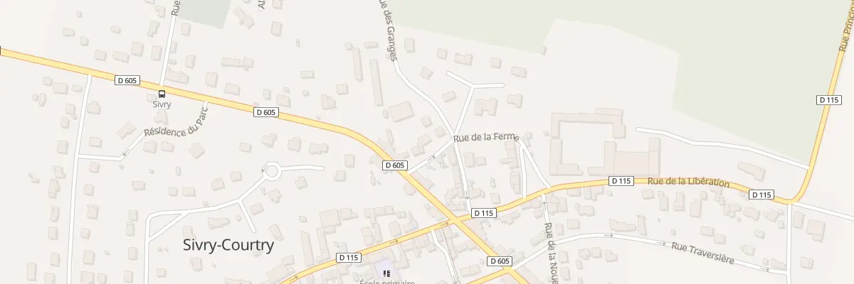 Plan du 12 Rue de la Ferme à Sivry-Courtry