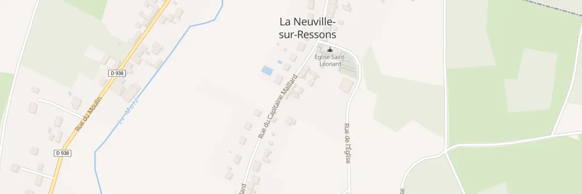 Plan du 27 Rue du Capitaine Maillard à La Neuville-sur-Ressons