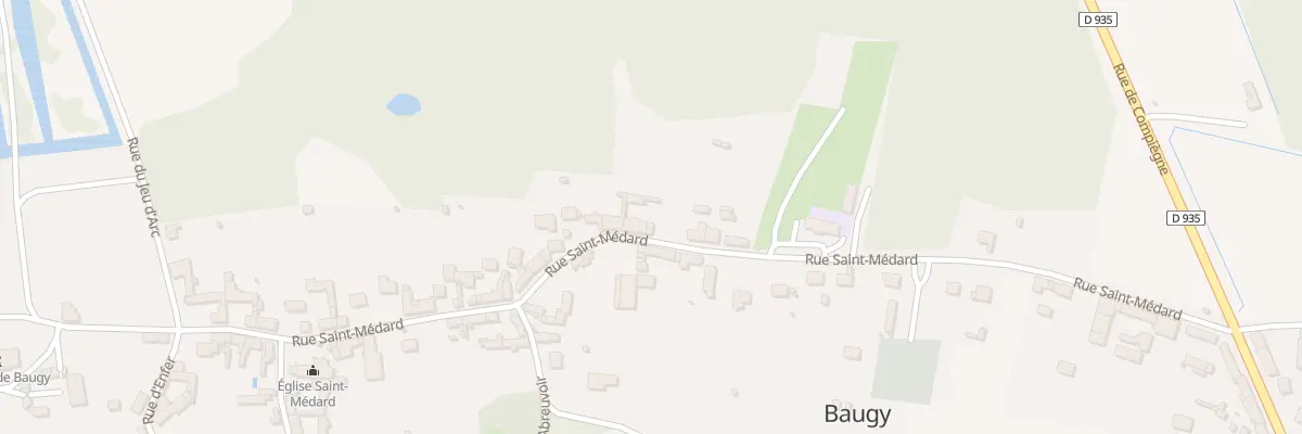 Plan du 30 Rue Saint Médard à Baugy
