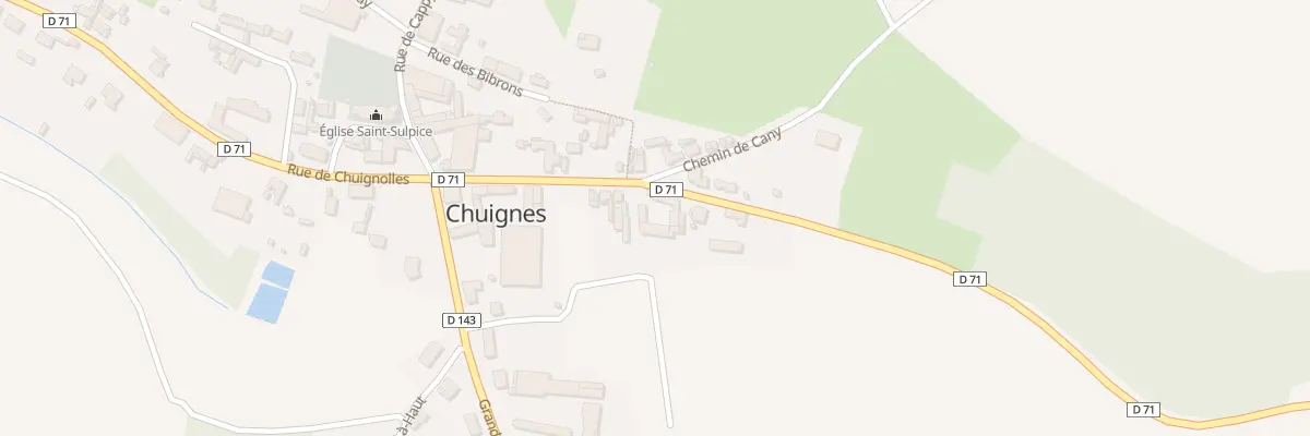 Plan du 14 Rue de Fontaine à Chuignes