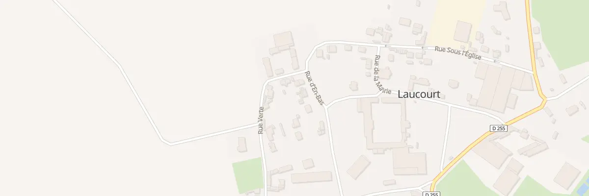 Plan du 13 Rue Verte à Laucourt