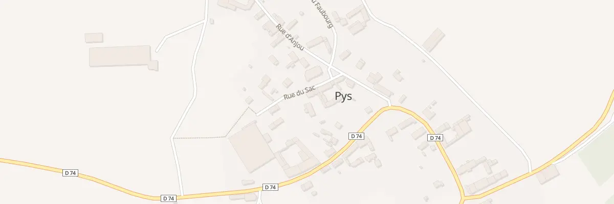 Plan du 3 Rue du Sac à Pys