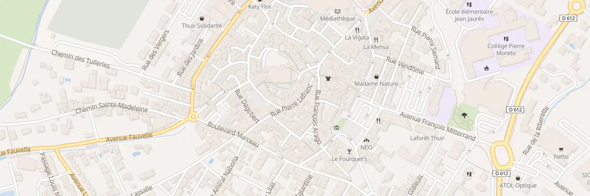 Plan du 18 Rue Pierre Lefranc à Thuir