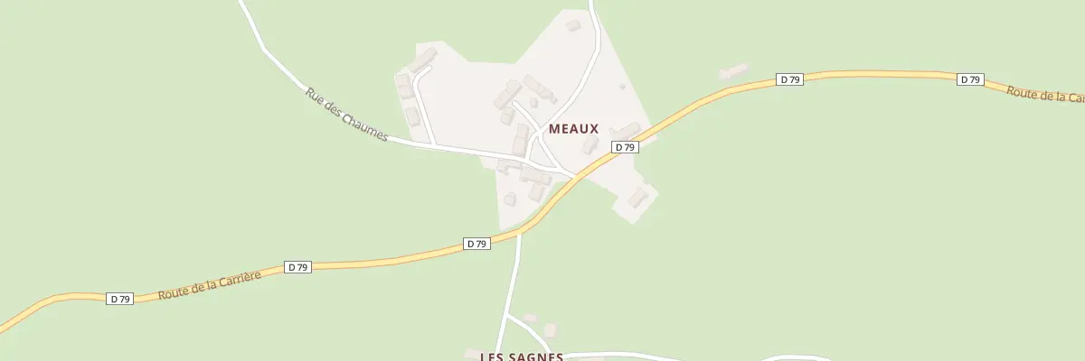 Plan du 1 Rue des Chaumes à La Crouzille