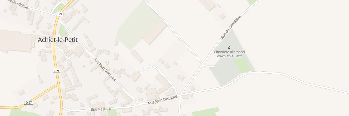 Plan du 22 Rue J Decques à Achiet-le-Petit