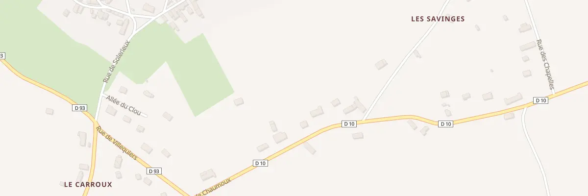 Plan du 9B Rue de Chaumoux à Gron