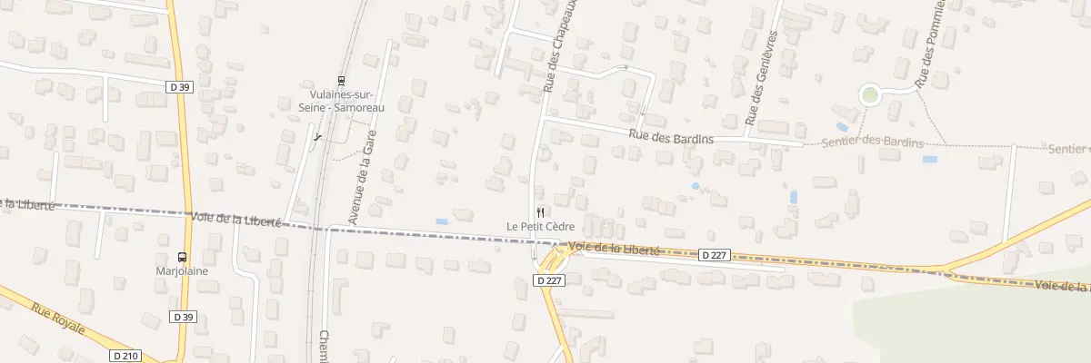 Plan du 2 Rue des Chapeaux à Vulaines-sur-Seine