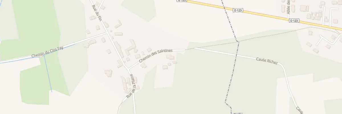 Plan du 4 Che de Saintines à Saint-Vaast-de-Longmont