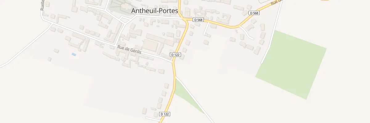 Plan du 83 Rue de la Montinette à Antheuil-Portes