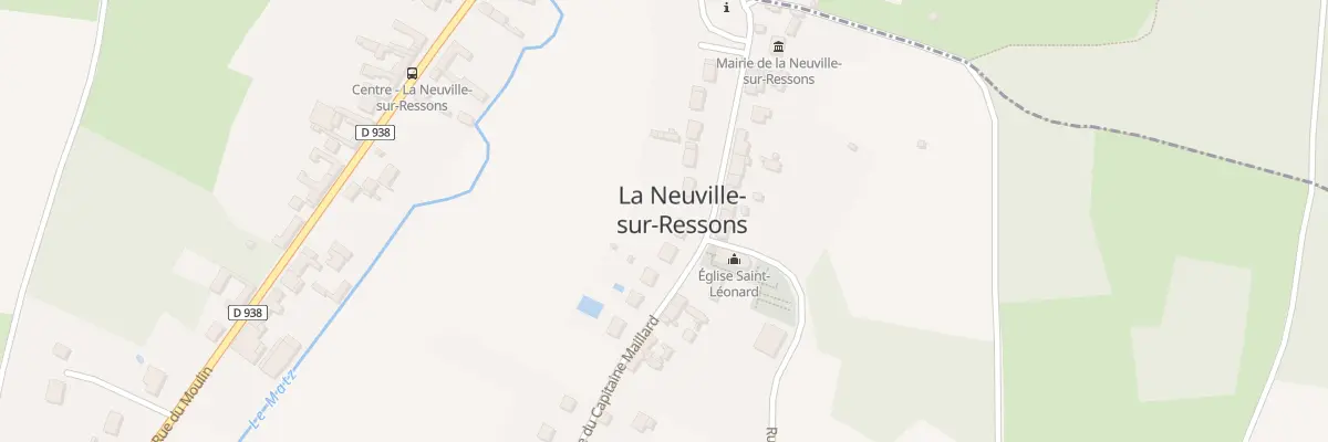 Plan du 14 Rue du Capitaine Maillard à La Neuville-sur-Ressons