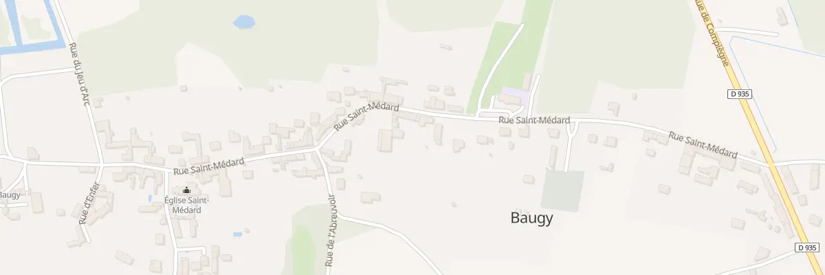 Plan du 31 Rue Saint Médard à Baugy