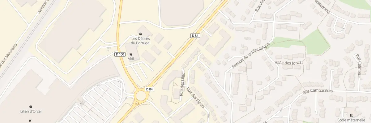 Plan du 17 Rue des Fleurs au Plessis-Belleville