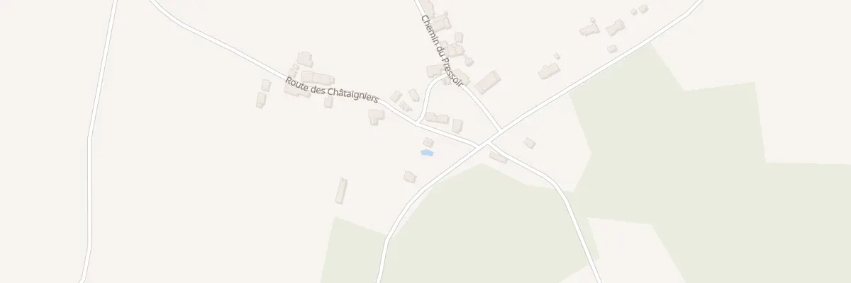 Plan du 1 Rte des Chataigniers à Santranges