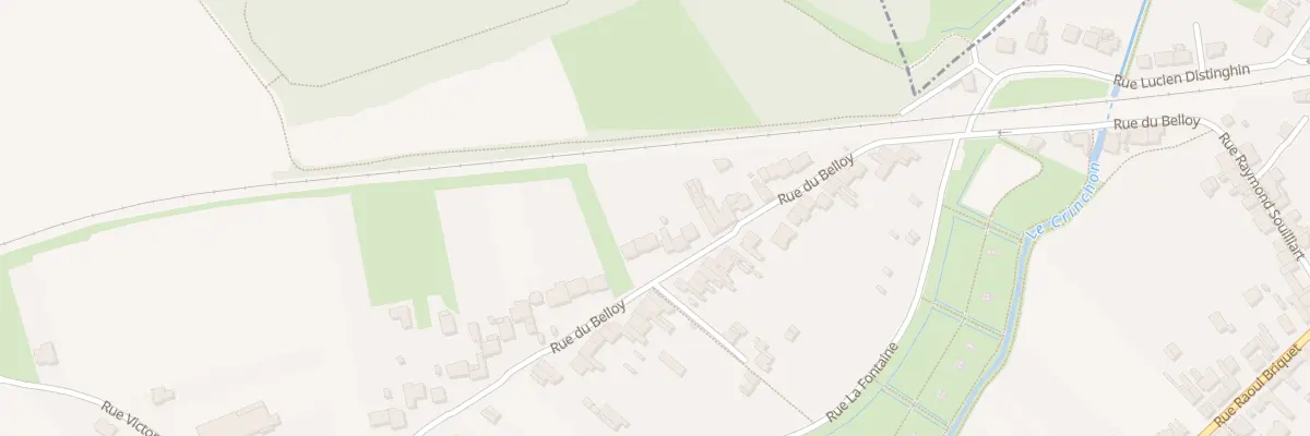 Plan du 16 Rue du Belloy à Achicourt