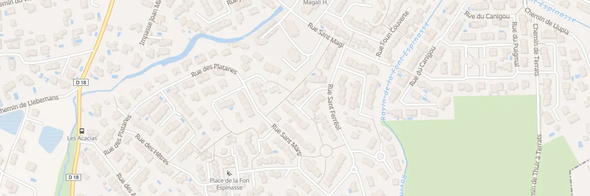 Plan du 12 Rue Sant Amant à Thuir