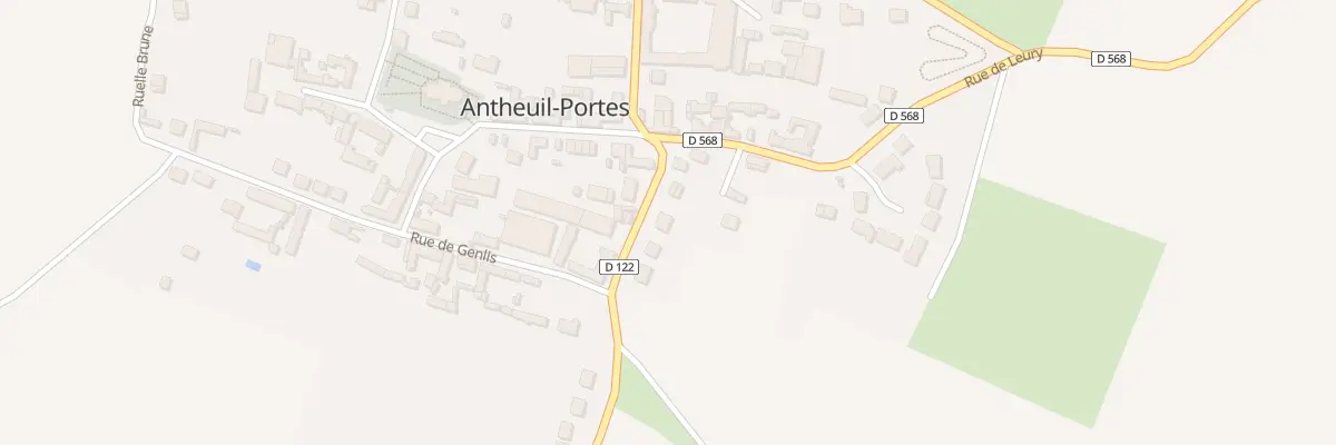 Plan du 55 Rue de la Montinette à Antheuil-Portes
