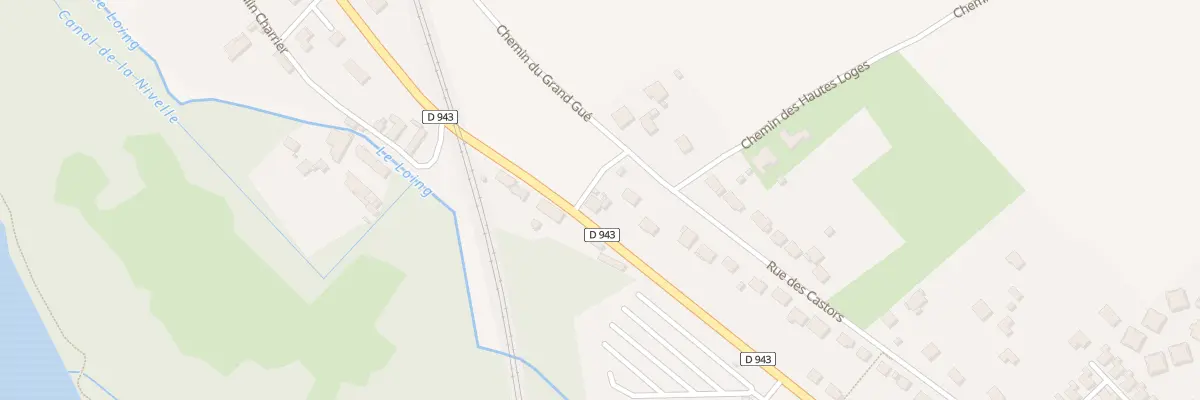 Plan du 647 Rue des Castors à Amilly