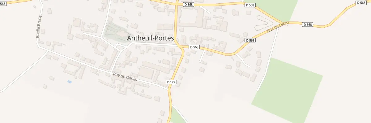 Plan du 5001 Rue de la Montinette à Antheuil-Portes