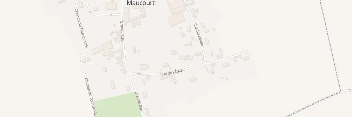 Plan du 3 Rue de l’Eglise à Maucourt