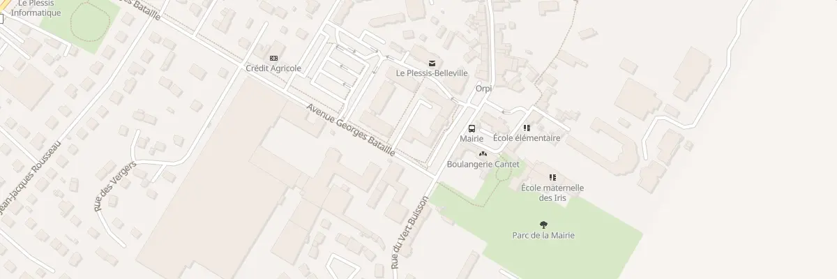 Plan du 2 Av Georges Bataille au Plessis-Belleville