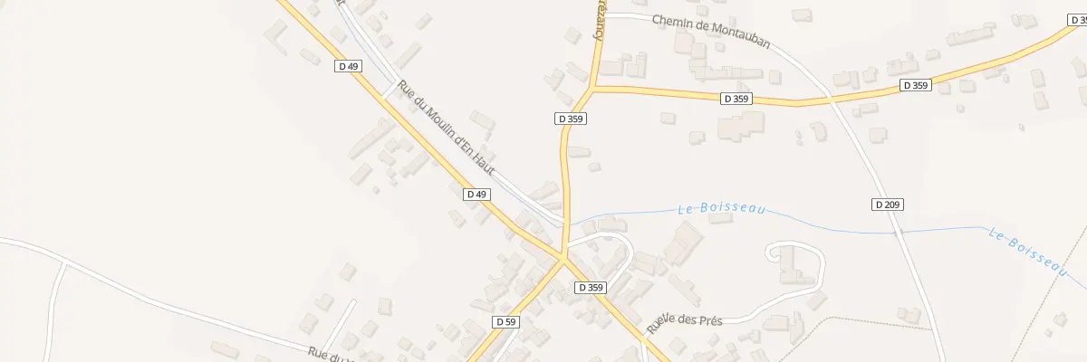 Plan du 3 Rte de Sancerre à Humbligny