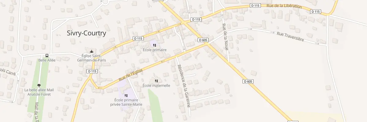 Plan du 30 Res de la Garenne à Sivry-Courtry