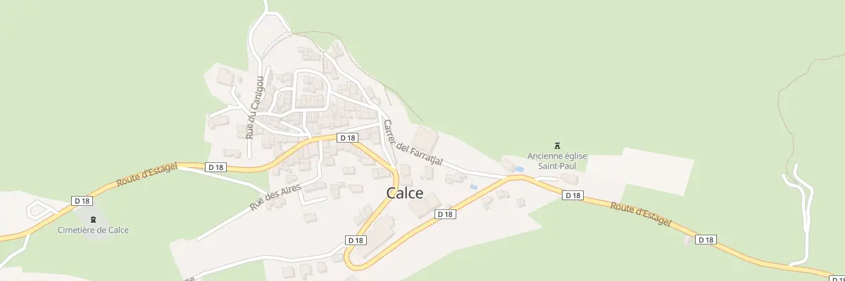 Plan du 1 Rue Lou Farratjal à Calce