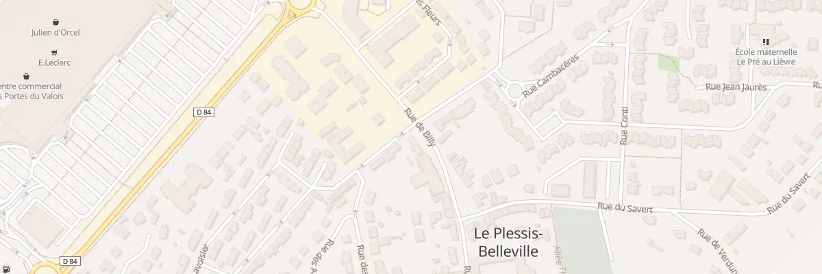 Plan du 53 Rue de Billy au Plessis-Belleville