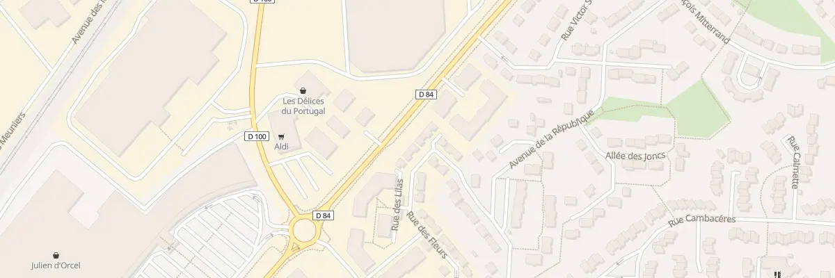 Plan du 21 Rue des Fleurs au Plessis-Belleville