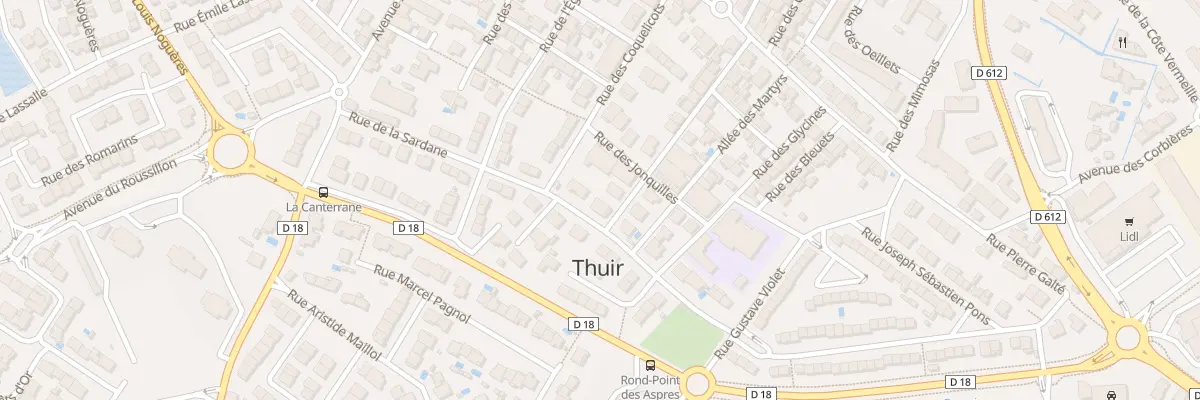 Plan du 20 Rue Louis Torcatis à Thuir