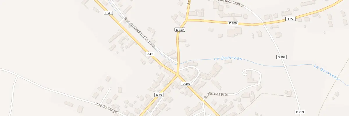 Plan du 1 Rte de Sancerre à Humbligny