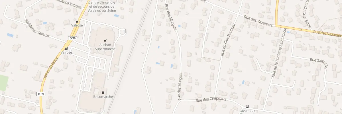 Plan du 9 Rue des Murgets à Vulaines-sur-Seine
