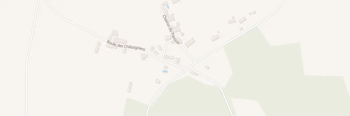 Plan du 2 Rte des Chataigniers à Santranges