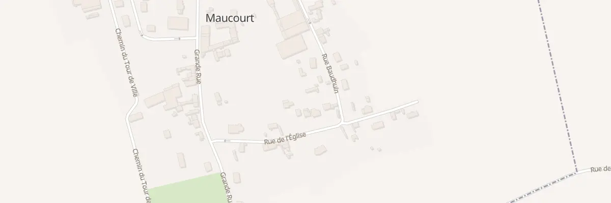 Plan du 5 Rue de l’Eglise à Maucourt