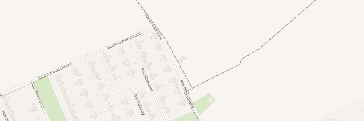Plan du 5001F Rue de la Poudriere à Mazingarbe