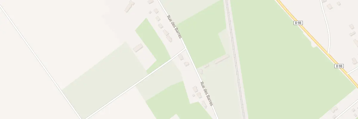 Plan du 996 Rue des Barres à Amilly