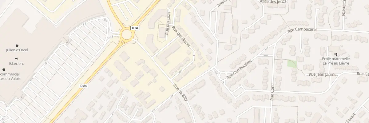 Plan du 9 Rue des Fleurs au Plessis-Belleville