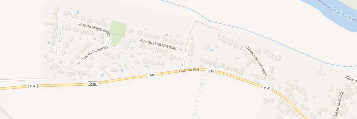 Plan du 12 Rue du Haut Chateau à Jablines