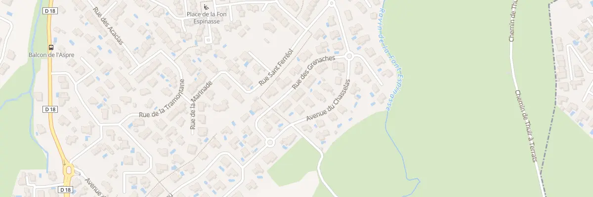 Plan du 15 Rue des Grenaches à Thuir