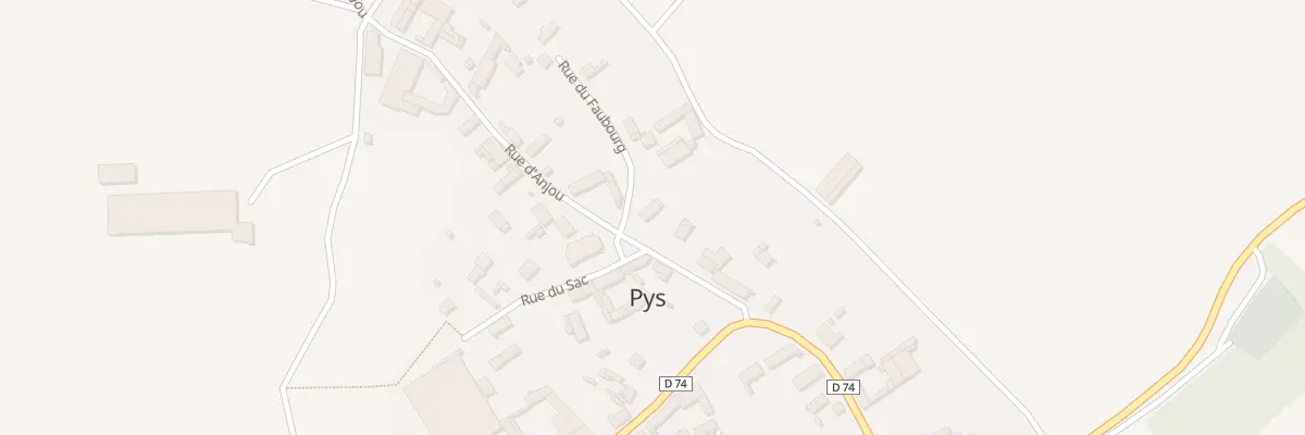 Plan du 6 Rue d’Anjou à Pys