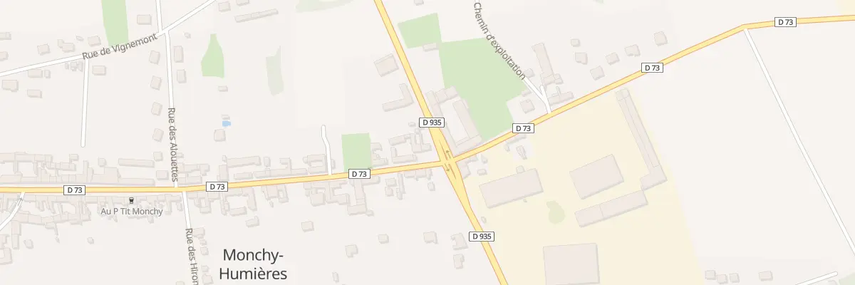 Plan du 71 Rue de Vaubrun à Monchy-Humières