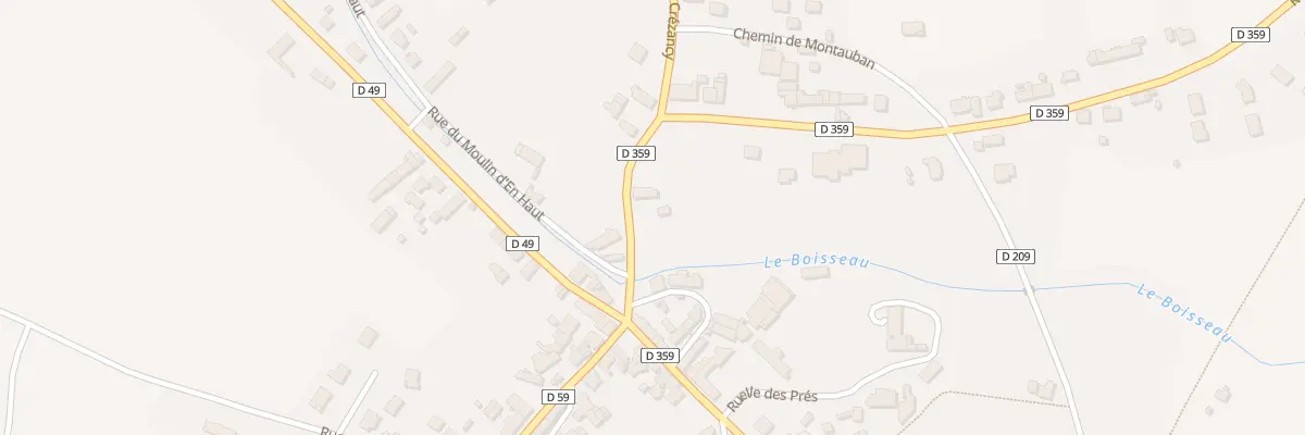 Plan du 4 Rte de Sancerre à Veaugues