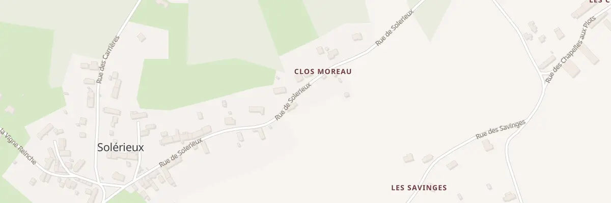 Plan du 24 Rue de Solérieux à Gron